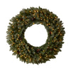 Nearly Natural W1283 4`Artificial Christmas Wreath With 150 Clear LED Lights