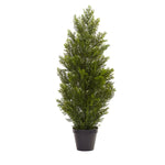 Nearly Natural 5470 3' Artificial Green Mini Cedar Pine Tree (Indoor/Outdoor)