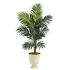 Nearly Natural 65`` Kentia Artificial Palm Tree in Decorative Urn