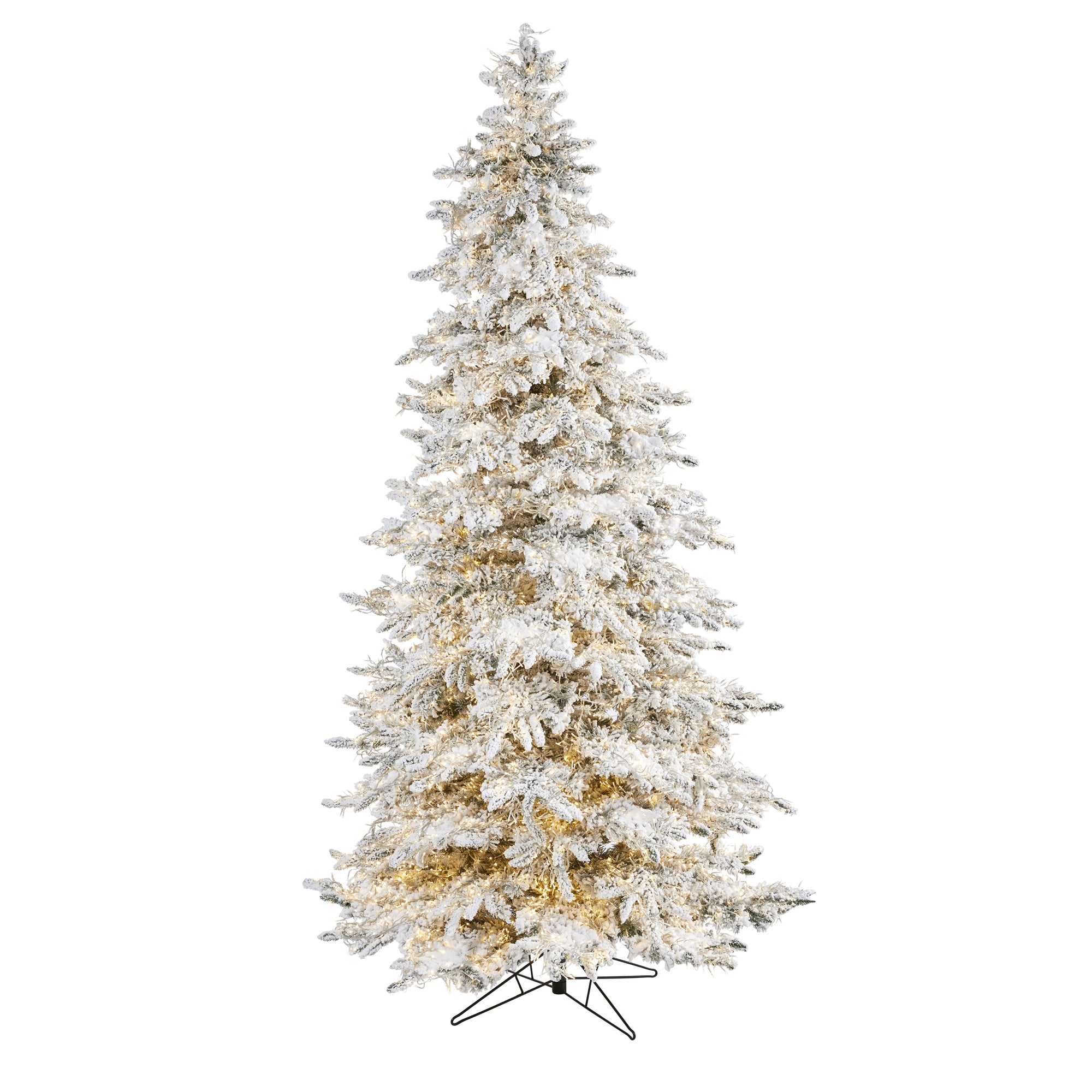 Nearly Natural Inc 5' Flocked Grand Northern Rocky Fir Artificial