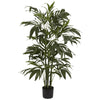 Nearly Natural 5327 4' Artificial Green Bamboo Palm Silk Tree