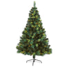 Nearly Natural 6` Assorted Green Scotch Pine Artificial Christmas Tree with 250 LED Lights