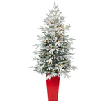 Nearly Natural T2436 5’ Artificial Christmas Tree with 100 Lights