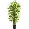 Nearly Natural 5384 4' Artificial Green Bamboo Tree, UV Resistant (Indoor/Outdoor)