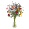 Nearly Natural 4696 Veranda Garden Silk Flower Arrangement, Multicolor