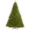 Nearly Natural 9` Sierra Spruce ``Natural Look`` Artificial Christmas Tree with 1000 Clear LED Lights and 4443 Tips