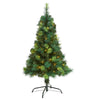 Nearly Natural 4` Assorted Green Scotch Pine Artificial Christmas Tree with 70 LED Lights