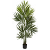 Nearly Natural 5462 7' Artificial Green Kentia Palm Silk Tree