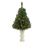 Nearly Natural T2334 3.5’ Artificial Christmas Tree with 50 Clear Lights