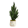 Nearly Natural P1585 27” Sansevieria Artificial Plant in Decorative Planter