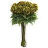 Nearly Natural Hydrangea w/Cylinder Silk Flower Arrangement