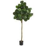 Nearly Natural 9109 6' Artificial Green Fiddle Leaf Fig Tree