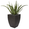 Nearly Natural 9790 31" Artificial Green Aloe Plant in Black Planter