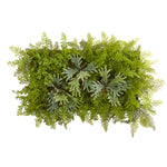 Nearly Natural 8320 38" x 23" Artificial Green Staghorn & Fern Living Wall