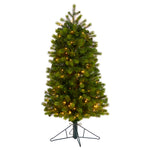 Nearly Natural T3286 4’ Artificial Christmas Tree with 150 Lights and 360 Bendable Branches