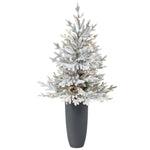 Nearly Natural T2317 4’ Artificial Christmas Tree with 200 Warm White Lights