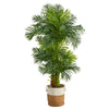 Nearly Natural T2985 6` Hawaii Artificial Palm Tree in Natural Jute and Cotton Planters