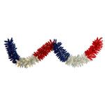 Nearly Natural W1175 9` ``Americana`` Artificial Garland with 50 LED Lights