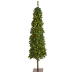 Nearly Natural 5` Alpine Artificial Christmas Tree with 150 Lights and 405 Bendable Branches