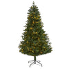 Nearly Natural 6` Vermont Fir Artificial Christmas Tree with 250 Clear LED Lights