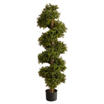 Nearly Natural T2028 46`` Boxwood Spiral Topiary Artificial Trees