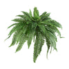 Nearly Natural 6051-S2 21" Artificial Green Boston Fern, Set of 2