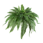 Nearly Natural 6051-S2 21" Artificial Green Boston Fern, Set of 2