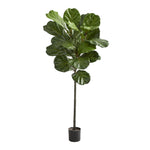 Nearly Natural 52`` Fiddle Leaf Artificial Tree