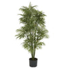 Nearly Natural 5339 4' Artificial Green Plastic Parlour Palm Tree