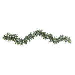 Nearly Natural 4284 6.5' Artificial Green Olive Garland