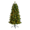 Nearly Natural T3353 5` Artificial Christmas Tree with 200 Clear Lights