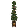 Nearly Natural T2205 6’ English Ivy Topiary Spiral Artificial Tree