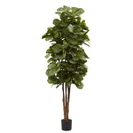 Nearly Natural 5346 6' Artificial Green Fiddle Leaf Fig Tree