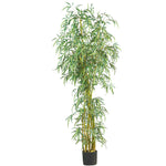 Nearly Natural 7` Fancy Style Slim Bamboo Silk Tree