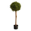 Nearly Natural T2025 3` Boxwood Ball Topiary Artificial Trees