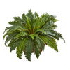 Nearly Natural 8225 24" Artificial Green Marginatum Plant in Metal Planter