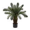 Nearly Natural 6937 2' Artificial Green Cycas Tree, UV Resistant (Indoor/Outdoor)