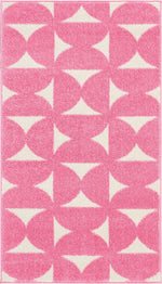 Nourison Harper Contemporary Pink Area Rug