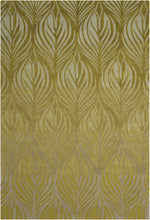 Nourison Contour Contemporary Green Area Rug