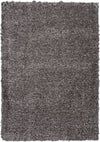 Nourison Ultra Plush Shag Contemporary Charcoal Area Rug