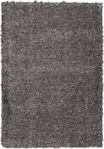 Nourison Ultra Plush Shag Contemporary Charcoal Area Rug