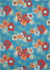 Nourison Sun N` Shade Transitional Bluebell Area Rug