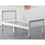 Better Home Products 616859966017 Jassmine Solid Wood Platform Pine Twin Bed In White