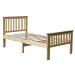 Better Home Products 616859966024 Jassmine Solid Wood Platform Pine Twin Bed In Natural