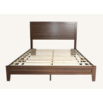 Better Home Products 616859965805 Fox Wood Panel Queen Platform Bed In Brown