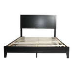Better Home Products 616859965799 Fox Wood Panel Queen Platform Bed In Black