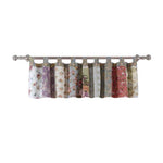 Benzara Eiger Fabric Window Valance with Jacobean Prints, Multicolor
