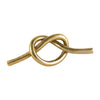 Sagebrook Home 17777-02 Metal, 12", Single Knot Deco, Gold