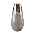 Sagebrook Home 17845-01 Glass, 12" Metallic Vase, Champagne