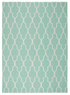 Nourison Home & Garden Transitional Aqua Area Rug